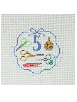 Day 5 of Christmas Needlepoint Necessities Ornament