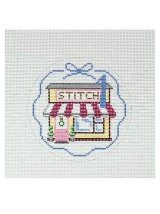 Day 1 of Christmas Needlepoint Shop Ornament