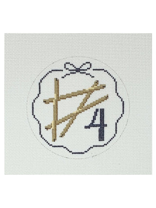 Day 4 of Christmas Stretcher Bars Ornament