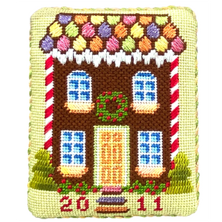 2011 Limited Edition Ornament Painted Canvas with Stitch Guide