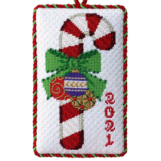 2021 Limited Edition Ornament Painted Canvas with Stitch Guide