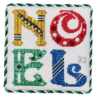 2023 Limited Edition Ornament Painted Canvas with Stitch Guide