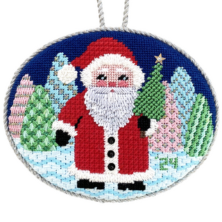 2024 Limited Edition Ornament Painted Canvas with Stitch Guide