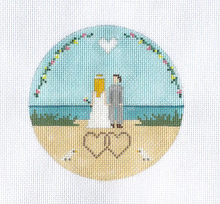 Beach Wedding Ornament