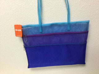 Walker Mesh Bag Triple Zip with Handle