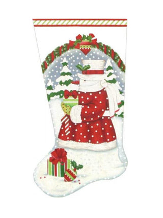 Classic Snowman Stocking
