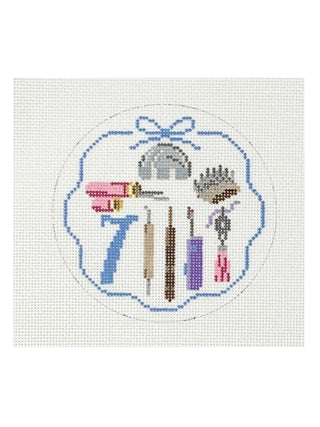 Day 7 of Christmas Needlepoint Neccessities Ornament