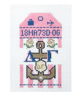 Delta Gamma Luggage Tag