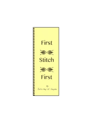 First Stitch First