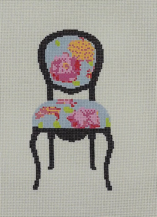 Floral Slipper Chair
