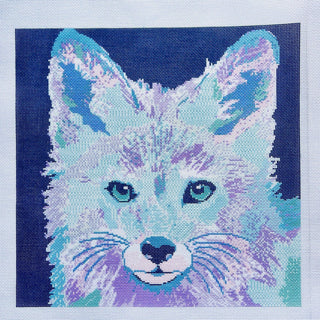 Fox on Blue