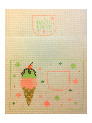 Ice Cream Tooth Fairy Pillow