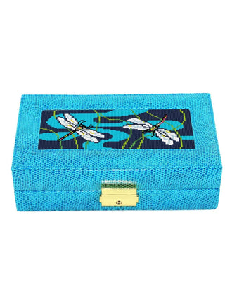 Lee’s Leather Goods Rectangle Jewelry Box