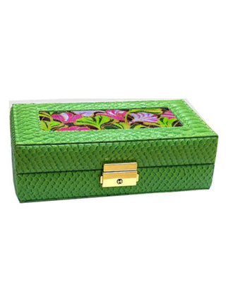 Lee’s Leather Goods Rectangle Jewelry Box
