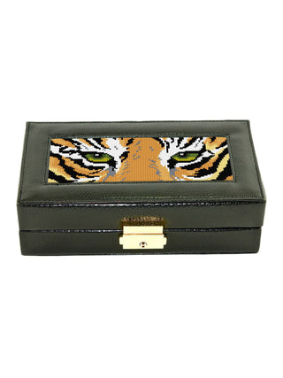 Lee’s Leather Goods Rectangle Jewelry Box