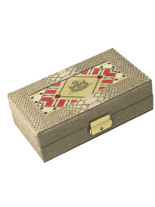 Lee’s Leather Goods Rectangle Jewelry Box