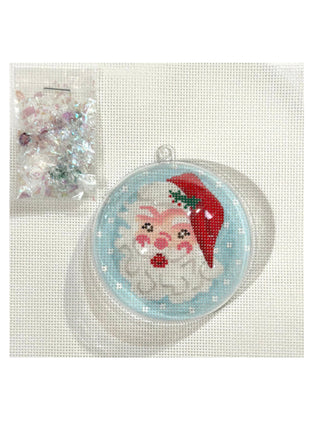 Jolly Santa Dome Ornament