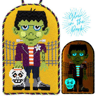 Mellow Mac Painted Canvas with Stitch Guide