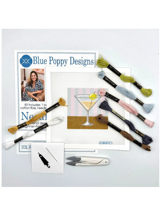 Blue Poppy Needlepoint Kits