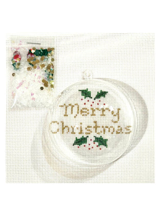 Merry Christmas Dome Ornament