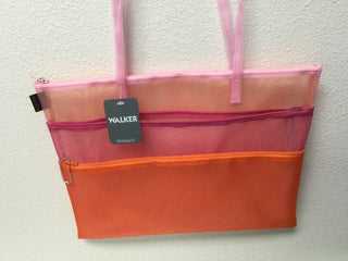 Walker Mesh Bag Triple Zip with Handle