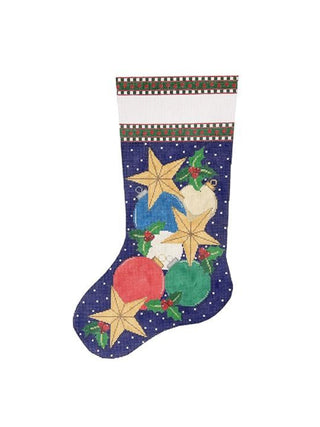 Ornaments and Stars Stocking
