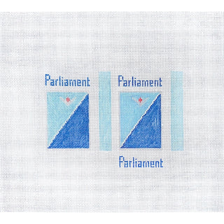 Parliament Light Blue Cigarette 3D