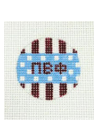Pi Beta Phi 3" Striped Insert