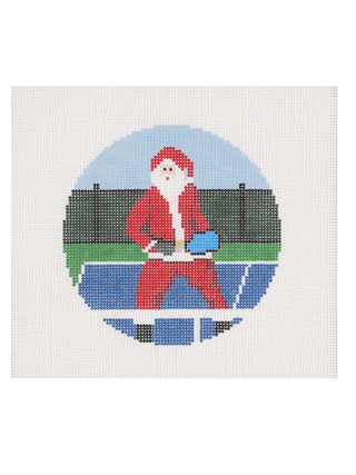 Pickleball Santa Ornament