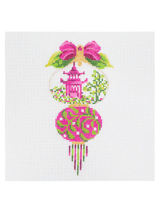 Pink Pagoda Ornament