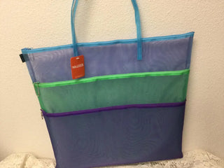 Walker Mesh Bag Triple Zip with Handle