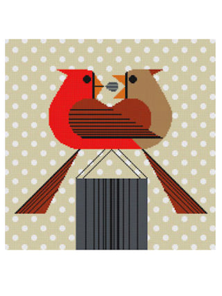 Redbird Romance Ornament