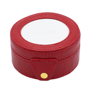 Lee’s Leather Goods Round Gift Box