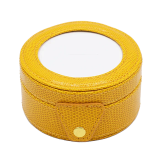 Lee’s Leather Goods Round Gift Box