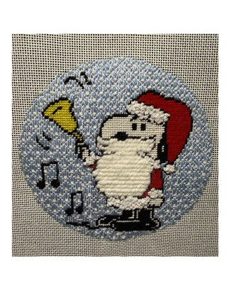 Santa Snoopy Ornament