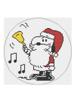 Santa Snoopy Ornament