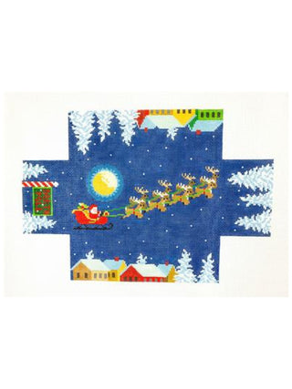 Santa and Reindeer Brick Cover