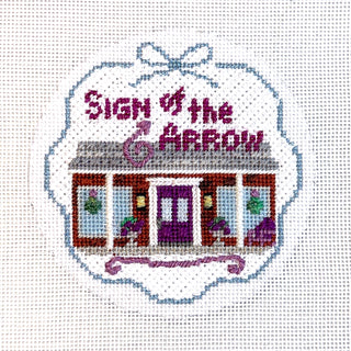 Sign of the Arrow Storefront Ornament