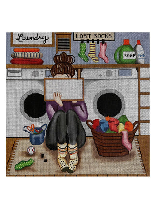 Coffee Stitching Girl