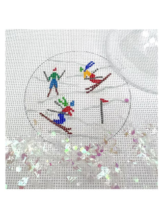Skiers Dome Ornament