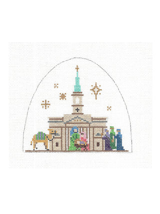STL Old Cathedral Ornament