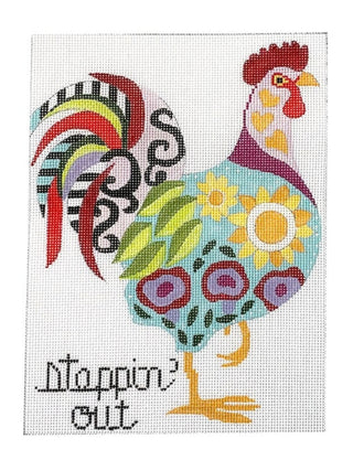 "Steppin' Out" Rooster and/or Stitch Guide