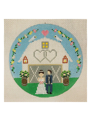 Wedding Barn Ornament