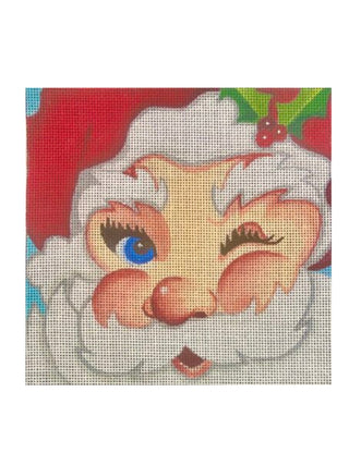 Winking Santa  Pillow