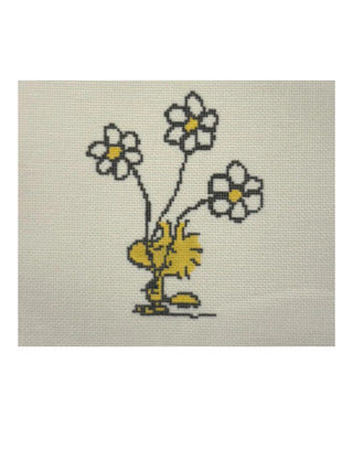 Woodstock with Flowers Ornament