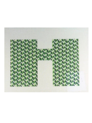 Y Pattern Clutch in Green