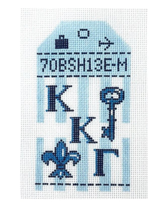 Kappa Kappa Gamma Luggage Tag